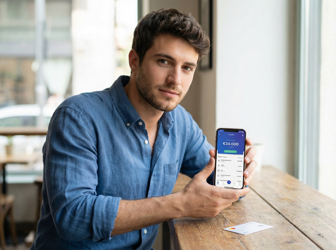 Écran de smartphone montrant une application